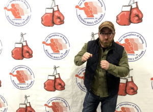 Chris Clemens at the International Boxing Hall of Fame in Canastota, New York