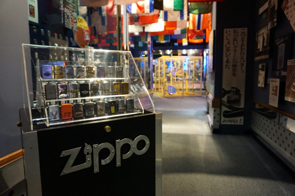 Zippo Lighter Display at the Zippo Case Museum in Bradford, Pennsylvania