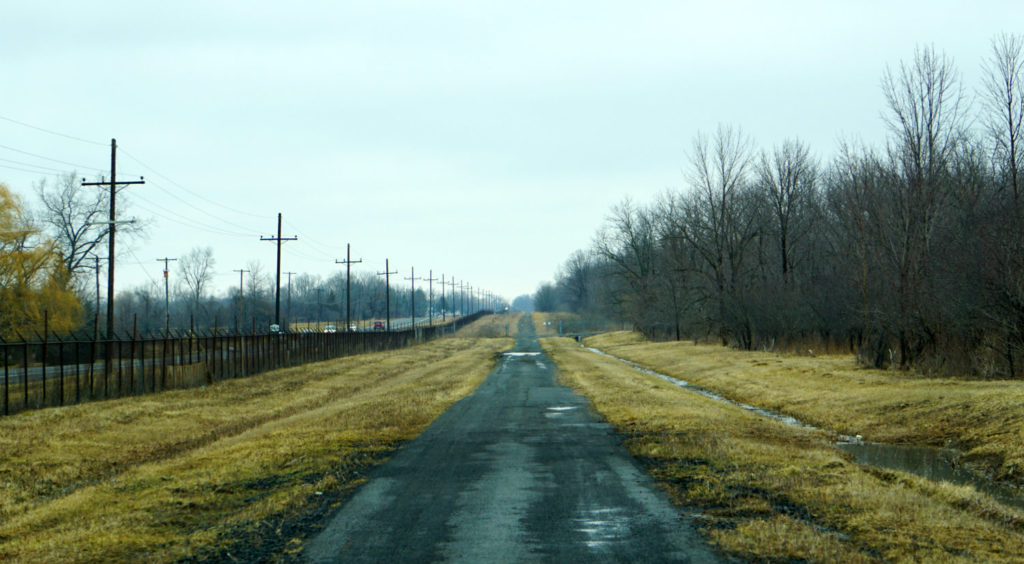 Roadway in the Seneca Army Depot Along Route 96A in the Finger Lakes