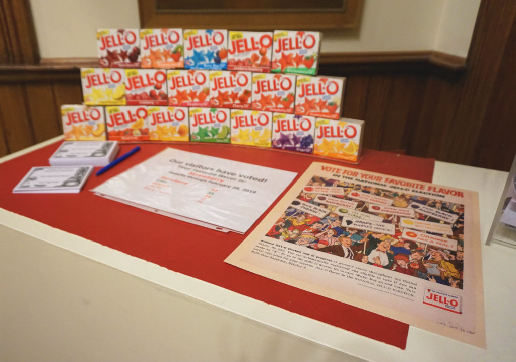 Voting Booth for Jell-O Flavors in LeRoy, New York