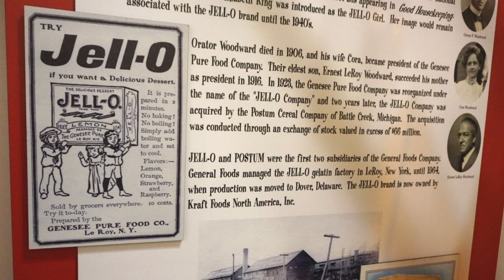 Jell-O History Board in LeRoy, New York