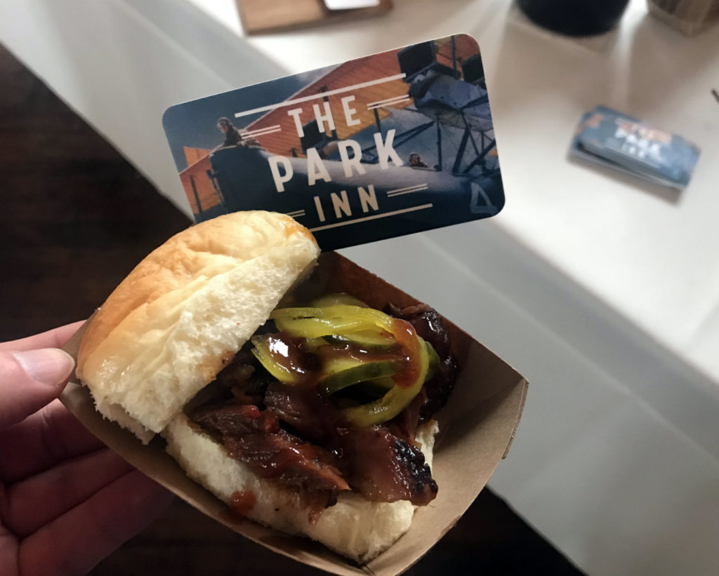 Brisket Sandwich at FEAST in the Finger Lakes at the Cracker Factory in Geneva, New York