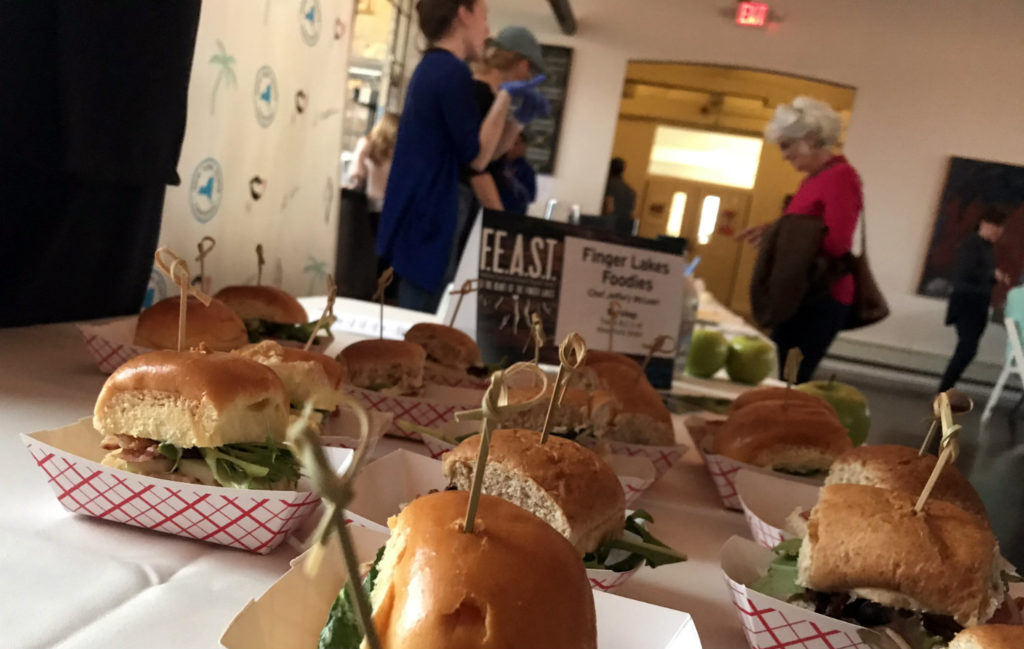 Sandwiches at FEAST in the Finger Lakes at the Cracker Factory in Geneva, New York