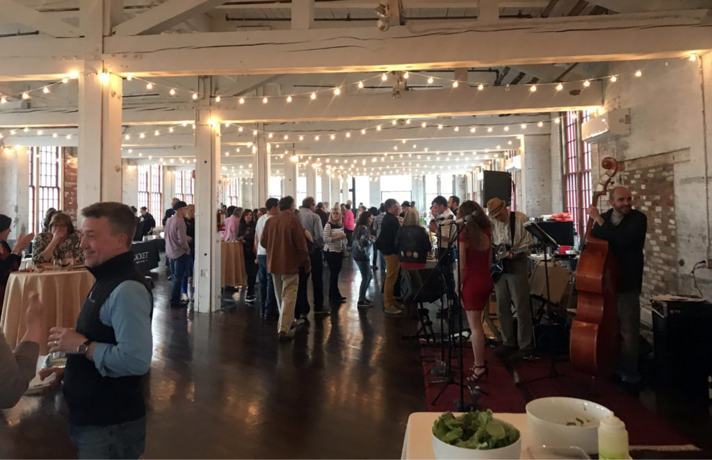 The Crowd at FEAST in the Finger Lakes at the Cracker Factory in Geneva, New York