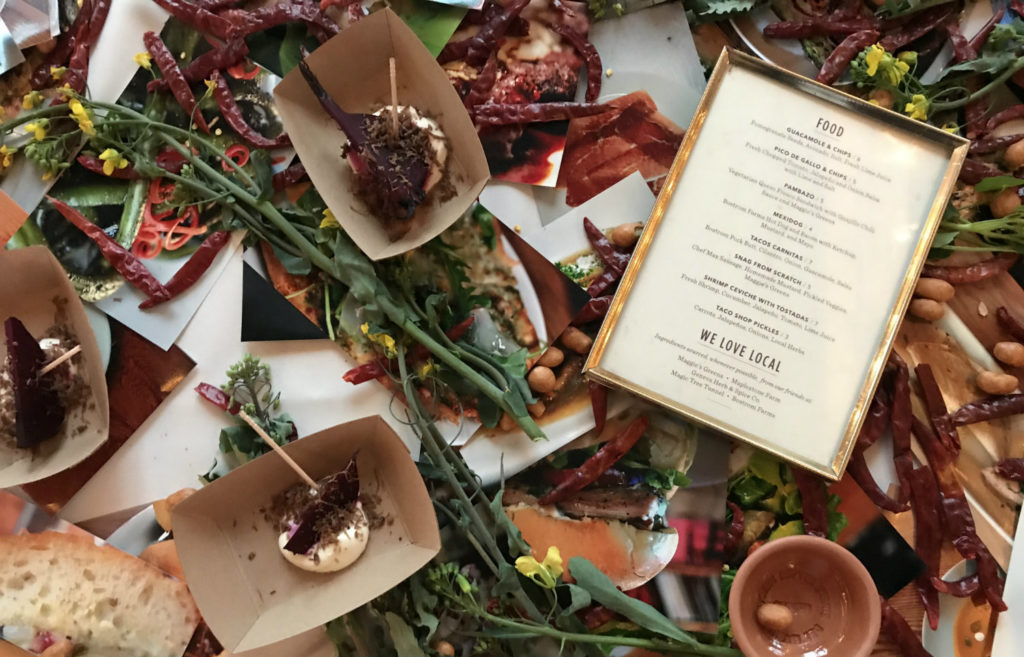 Food Display at the FEAST Event in Geneva, New York