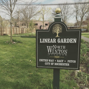 The Linear Garden in the North Winton Village of Rochester, New York