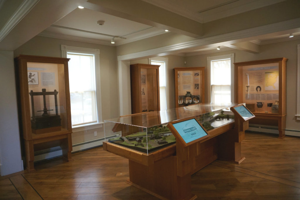 Erie Canal Exhibit at the Schoharie Crossing State Historic Site in Fort Hunter, New York