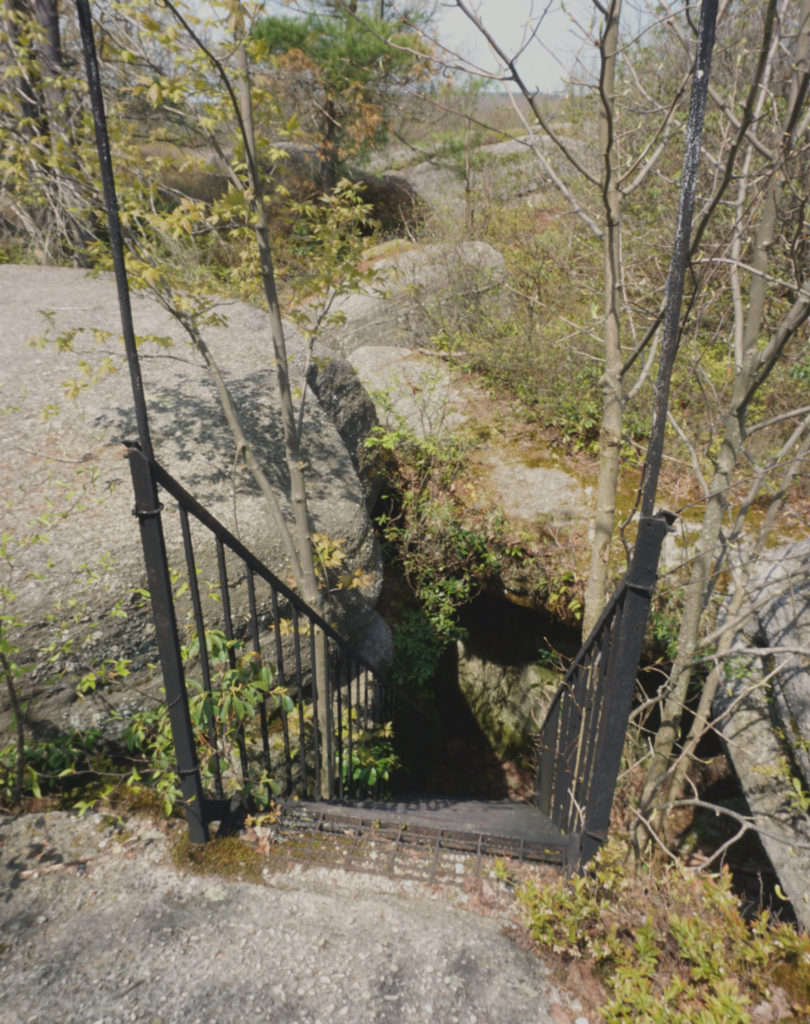 Descending Stairs in Rock City Park in Olean, New York