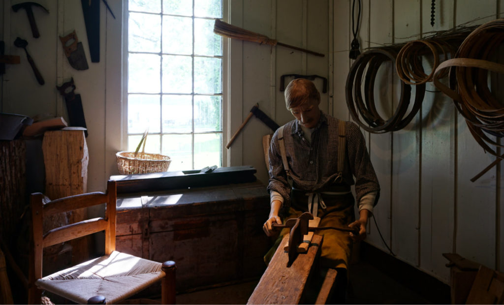 Historical Maker Display in the Salt Museum in Syracuse, New York