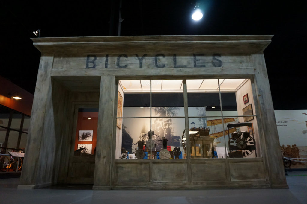 Bicycle Exhibit in the Glenn Curtiss Museum in Hammondsport