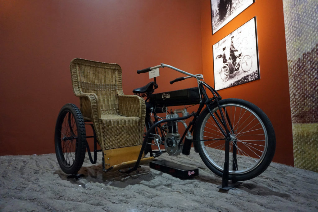 Early Motorcycle Sidecar in the Glenn Curtiss Museum