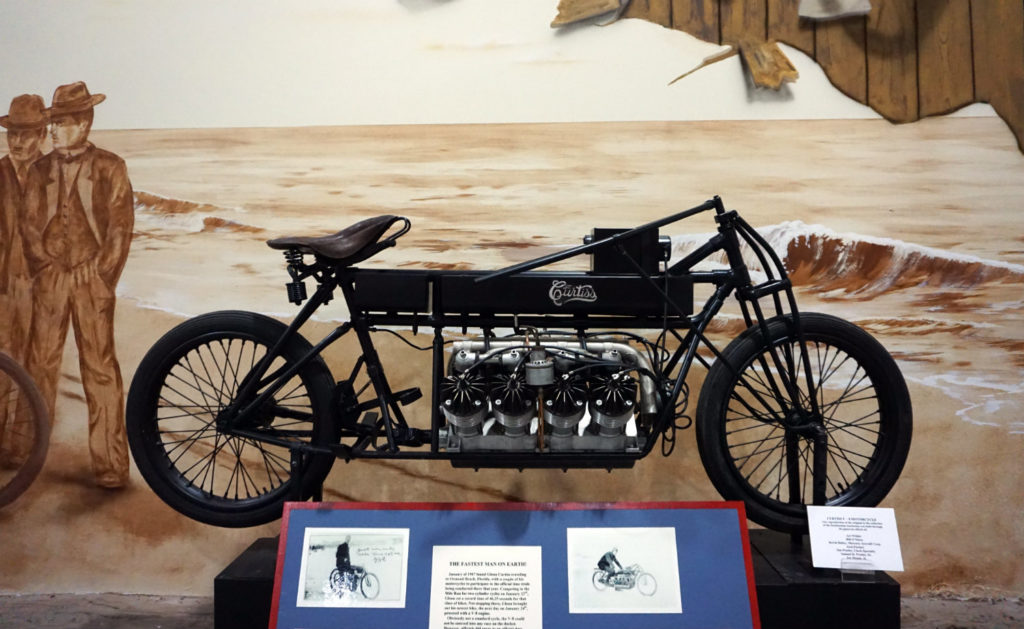 The Motorcycle with a V8 Engine Driven by Glenn Curtiss