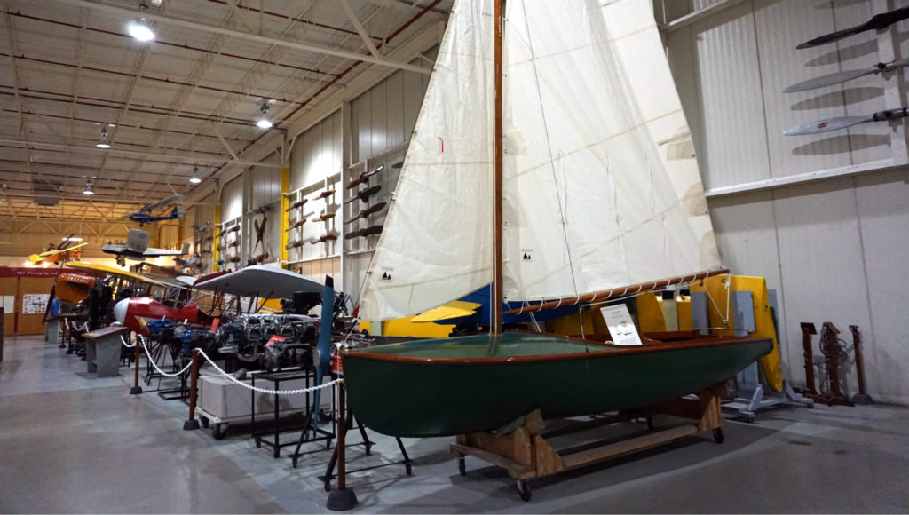 Boat Display in the Glenn Curtiss Museum in the Finger Lakes