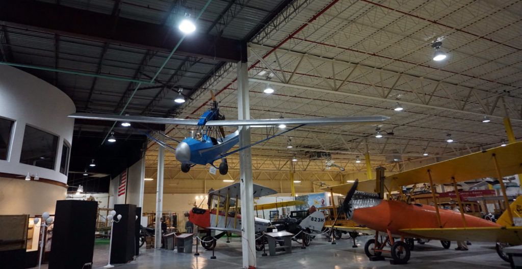 Planes Inside the Curtiss Museum in Hammondsport in Steuben County, New York