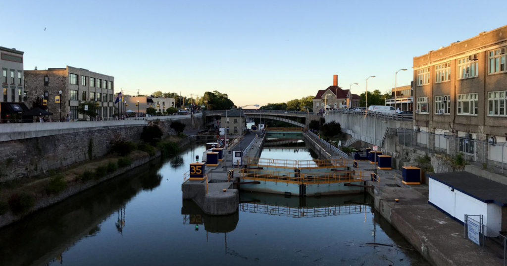 The Canal in Lockport, New York, Niagara County