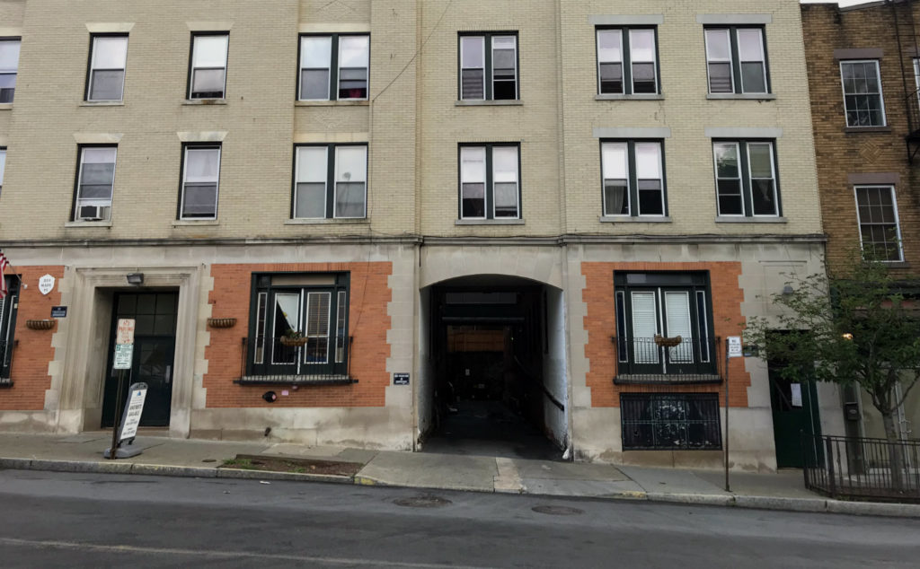 Buildings and Street in Poughkeepsie, New York