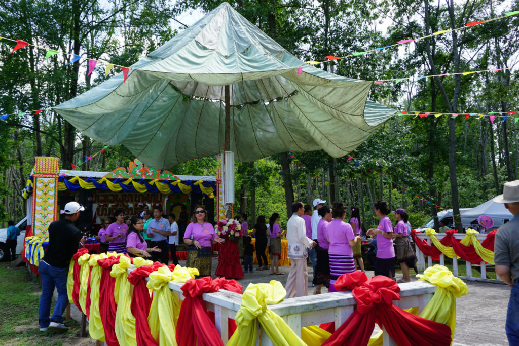 Dancing And Live Music at Wat Pa Lao Buddhadham in Henrietta, New York