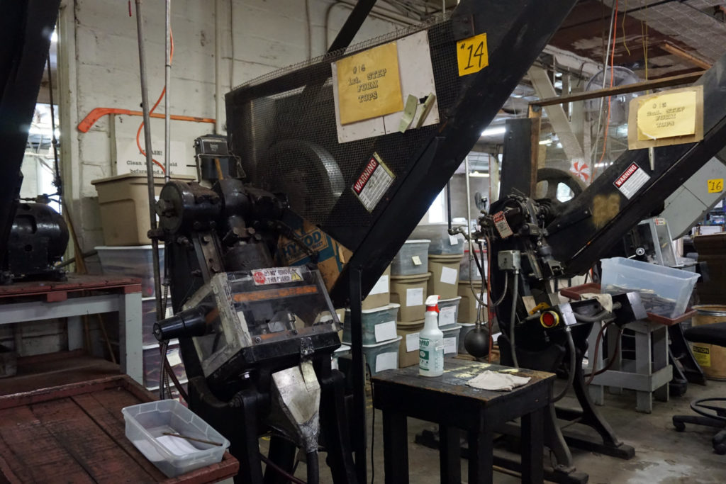 Machines at the Eden Kazoo Factory and Museum