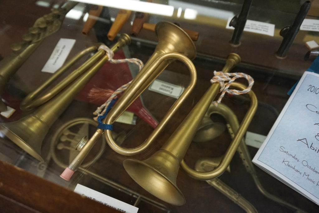 Display at the Eden Kazoo Museum Near Buffalo