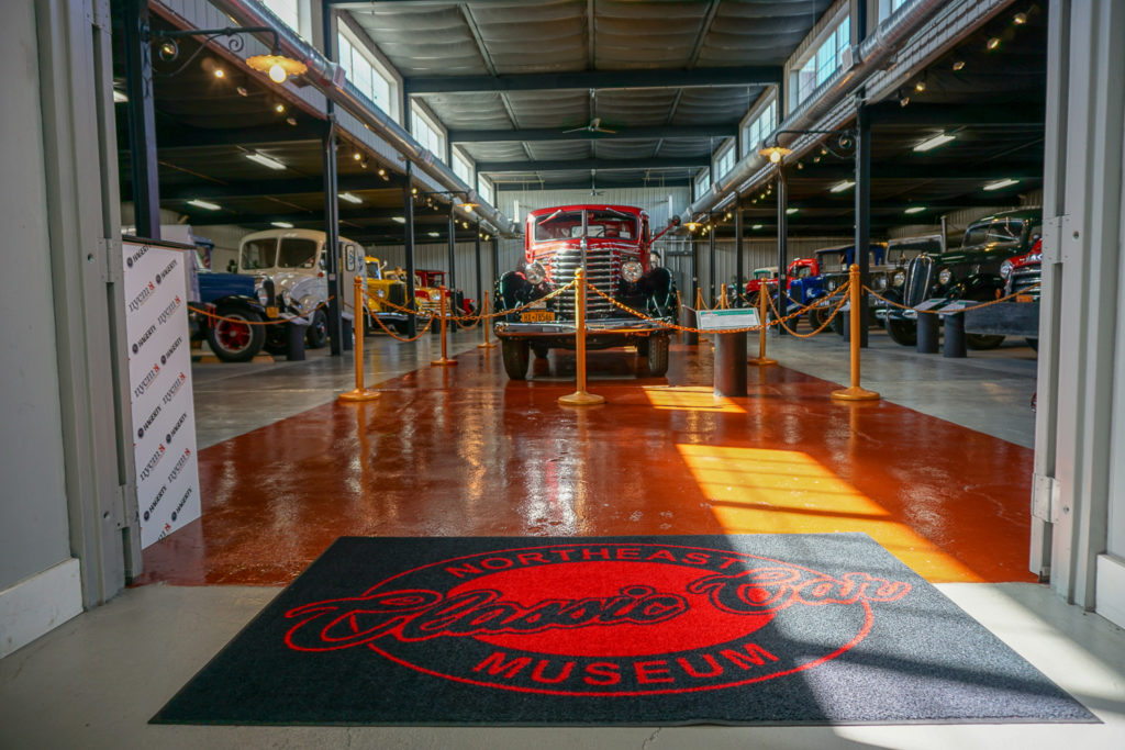 Truck Showroom at the Northeast Classic Car Museum in Norwich, New York