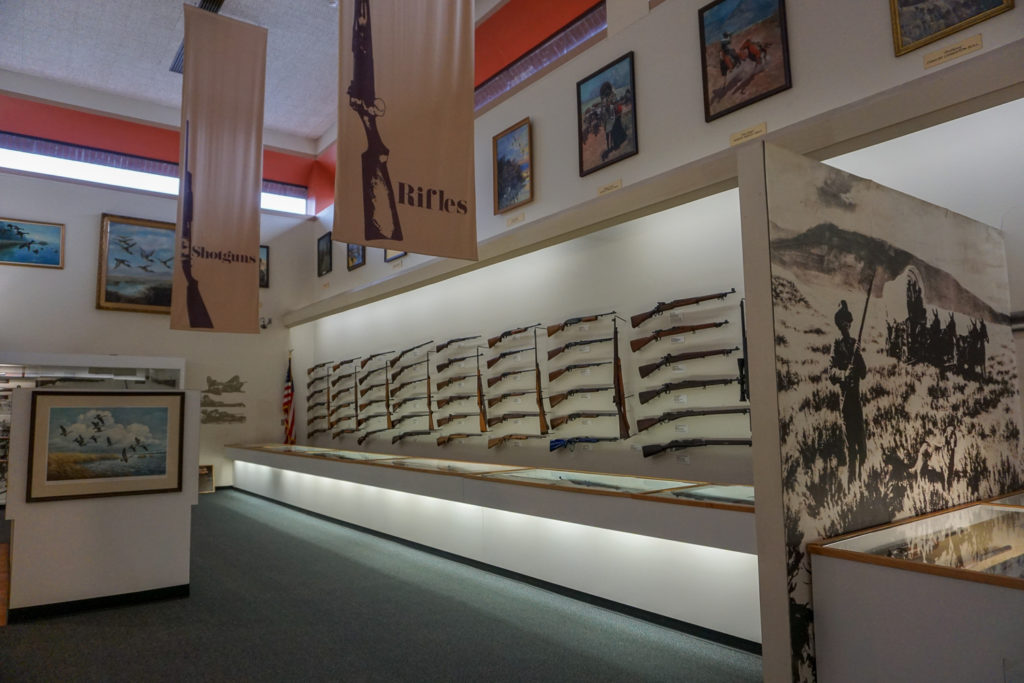 Rifle Exhibit at the Remington Arms Museum in Ilion, New York