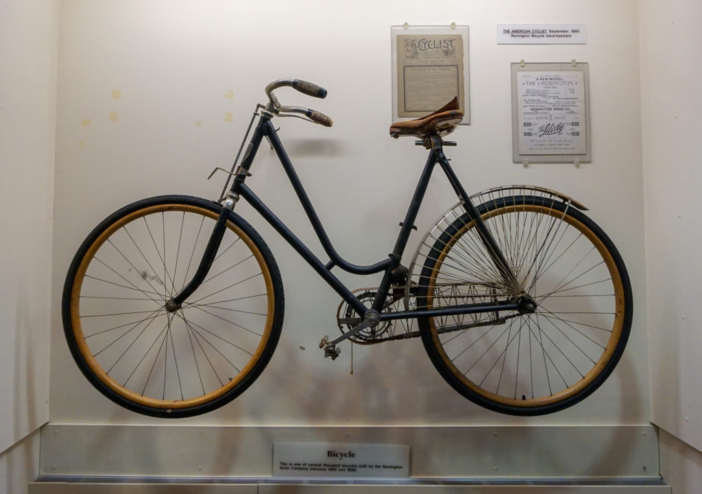 Remington Bicycle in Museum in Ilion, New York