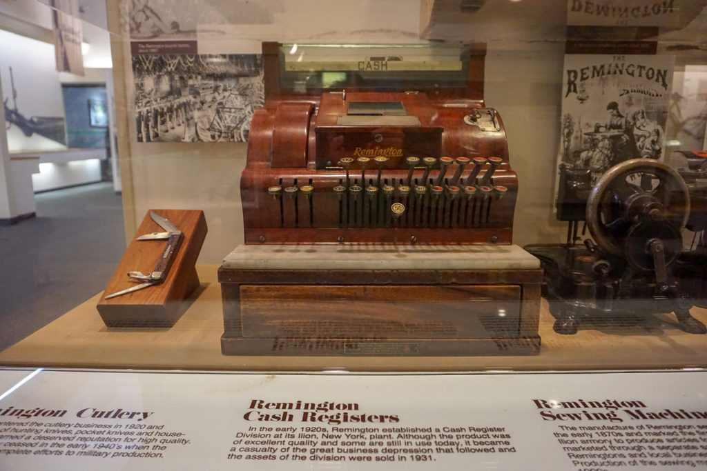 Other Remington Products in Museum in Ilion, New York