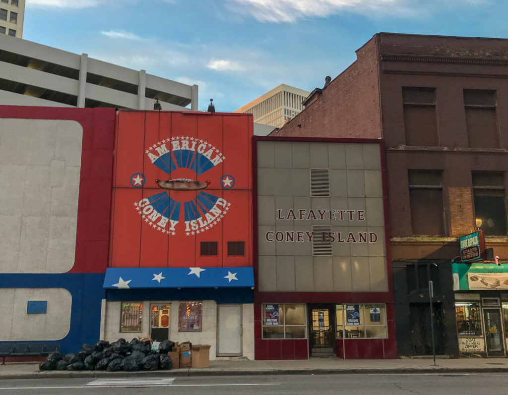 American Coney Island and Lafayette Coney Island in Detroit, Michigan