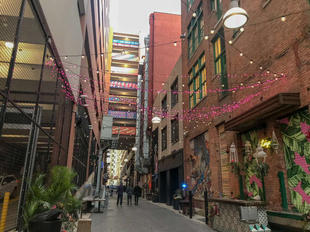 Alleyway in Metro Detroit, Michigan