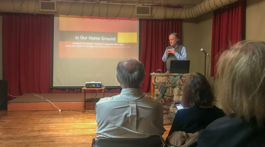 Steven Huff of In Our Home Ground Presenting at Writers and Books in Rochester, New York