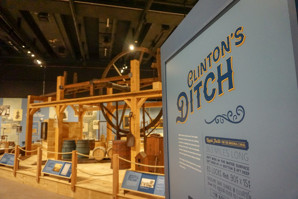 Clinton's Ditch Exhibit in the New York State Museum in Albany, New York