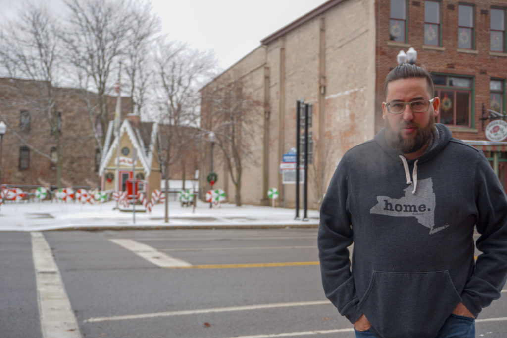 Chris Lindstrom, of Food About Town, in Medina, New York