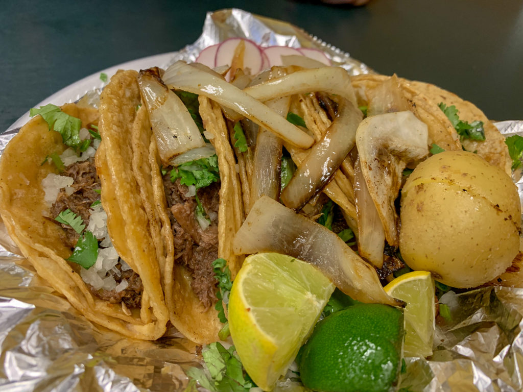 Tacos from Lorenzo's Mexican Products in Albion, New York, Orleans County