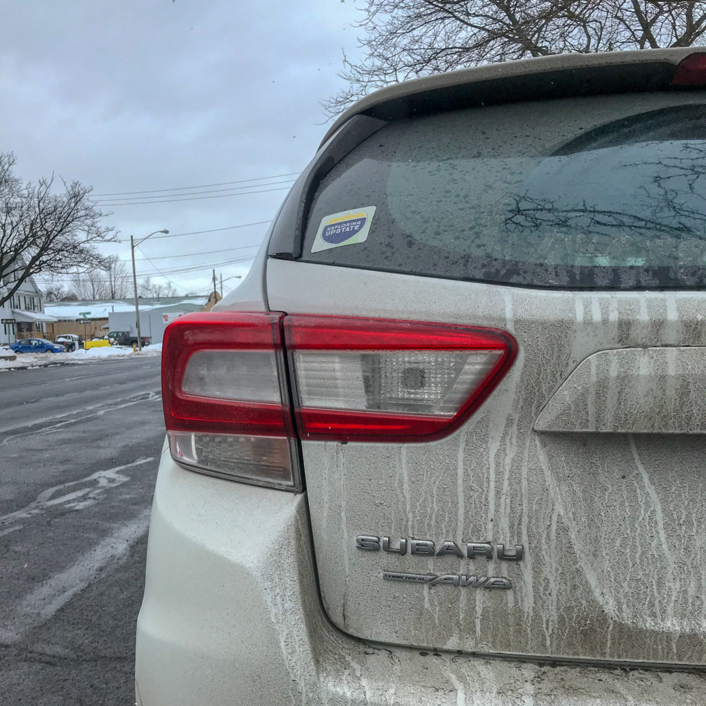 Exploring Upstate Sticker on Subaru
