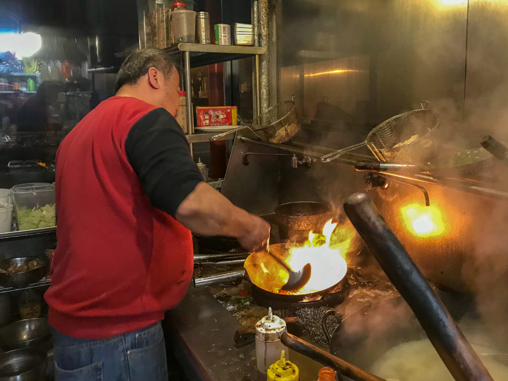 Ming Cooking at Mings Noodles in Rochester
