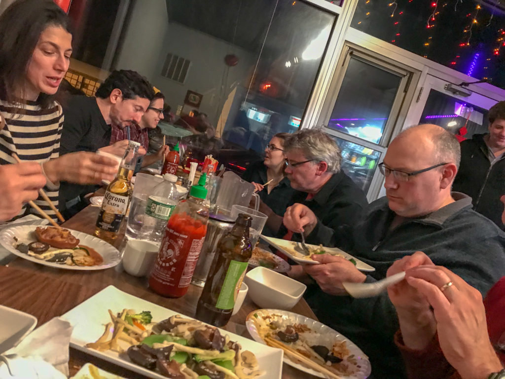 People Eating at Mings Noodles in Rochester