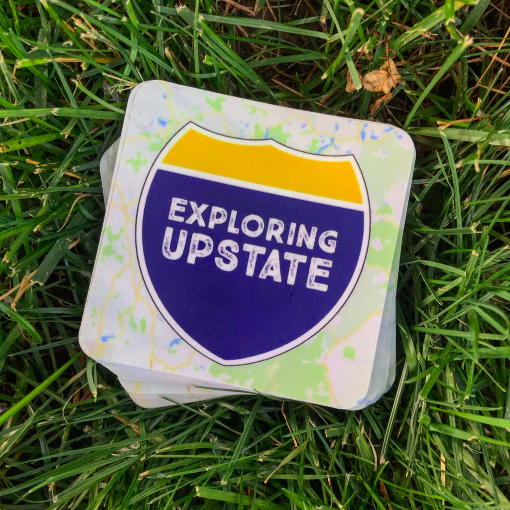 Exploring Upstate Sticker