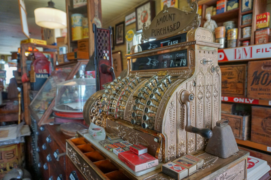 Inside Smith's General Store Museum in Genoa, New York, Cayuga County