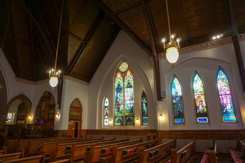 Stained Glass at Trinity Episcopal Church in Seneca Falls