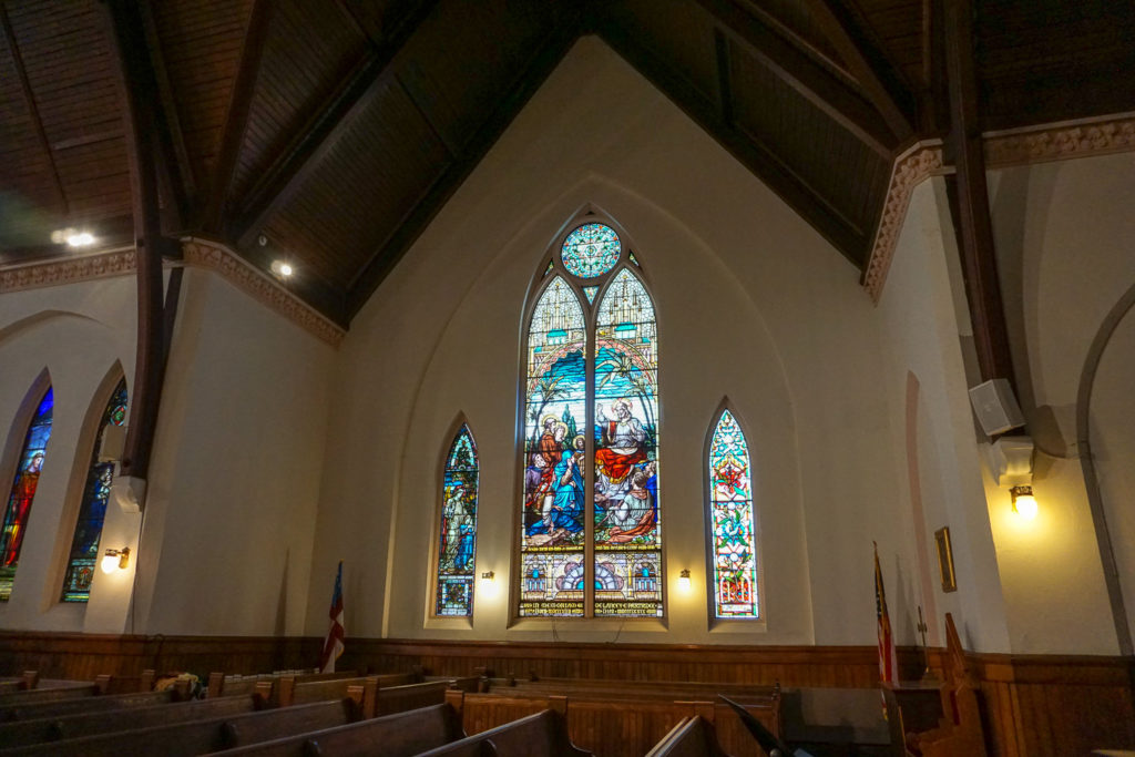 Stained Glass at Trinity Episcopal Church in Seneca Falls