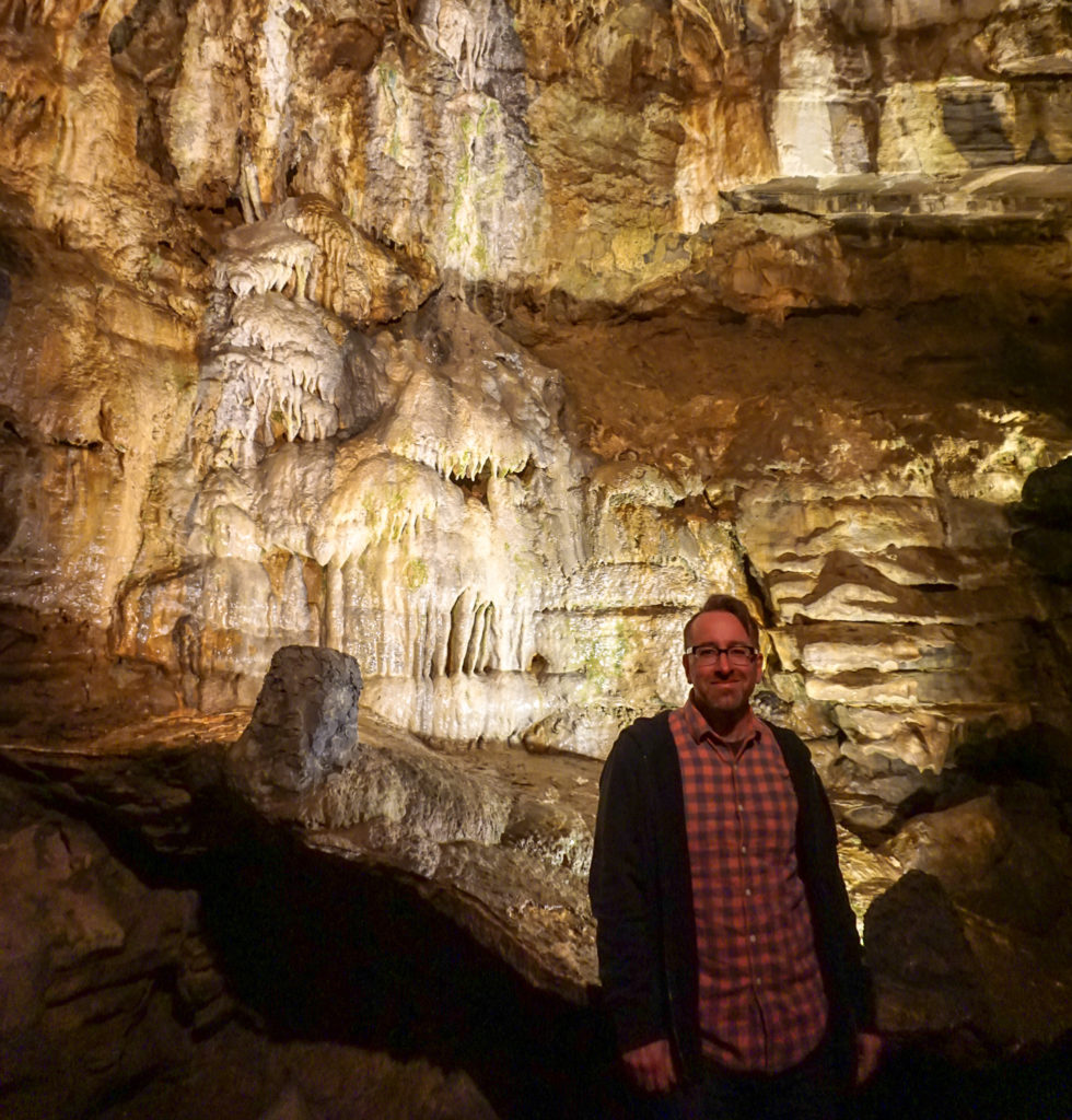 Chris Clemens of Exploring Upstate at Howe Caverns in Schoharie County
