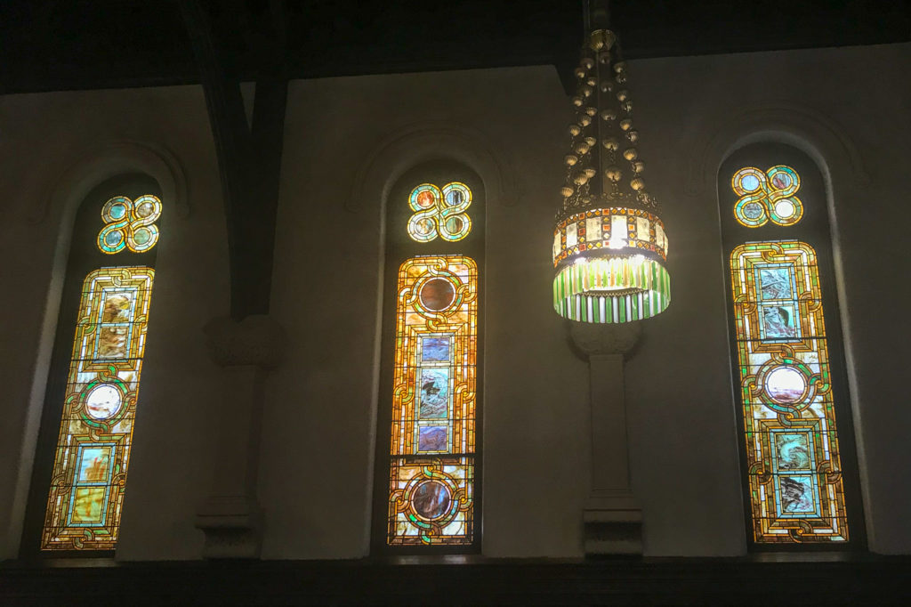 Stained Glass in the Willard Memorial Chapel in Auburn, Cayuga County