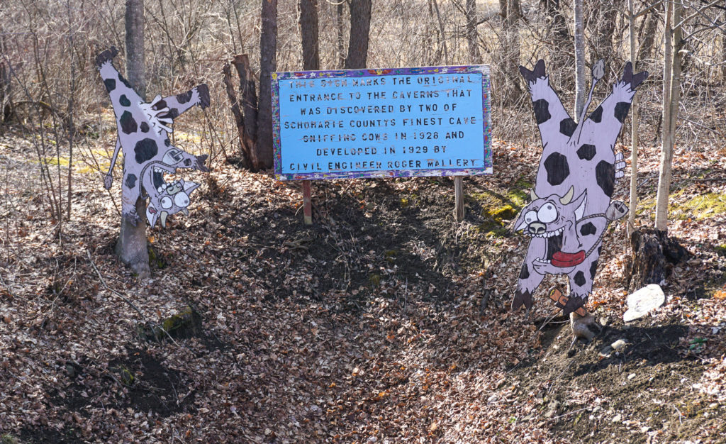 Original Entrance To Secret Caverns Where Cows Died