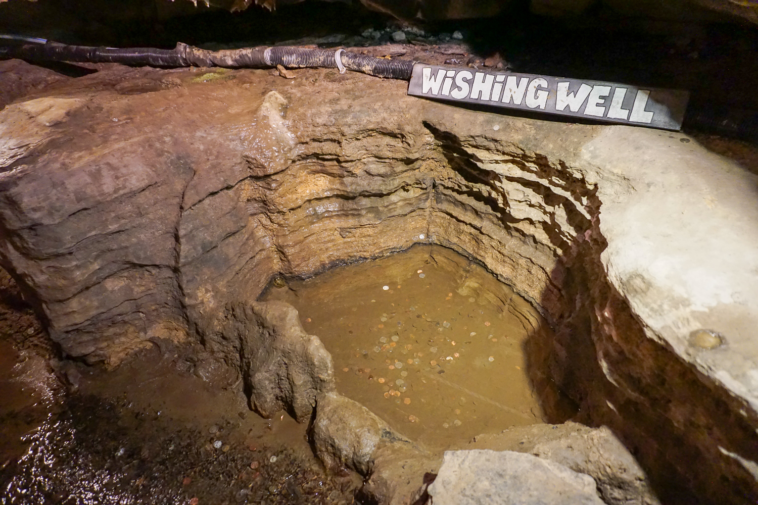 Rock Formation Inside Secret Caverns Near Cobleskill, New York