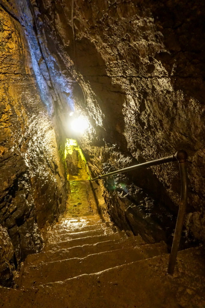 Steps Descending Into Secret Caverns in Upstate New York