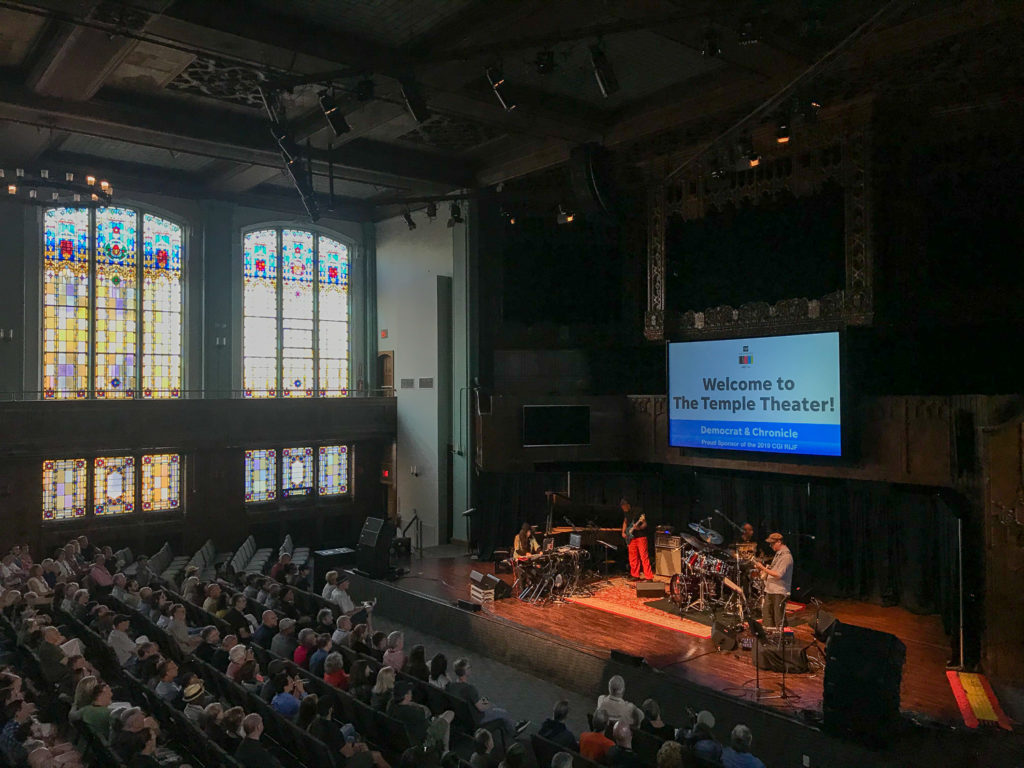 Ozmosys Band During the 19th Rochester International Jazz Fest in the Temple Building