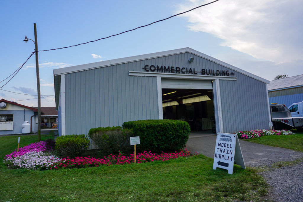 Commercial Building at the Wayne County Fair in Palmyra