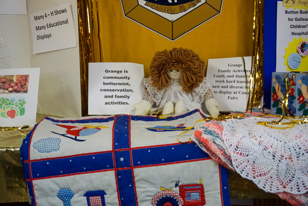 Display at the Wayne County Fair in Palmyra