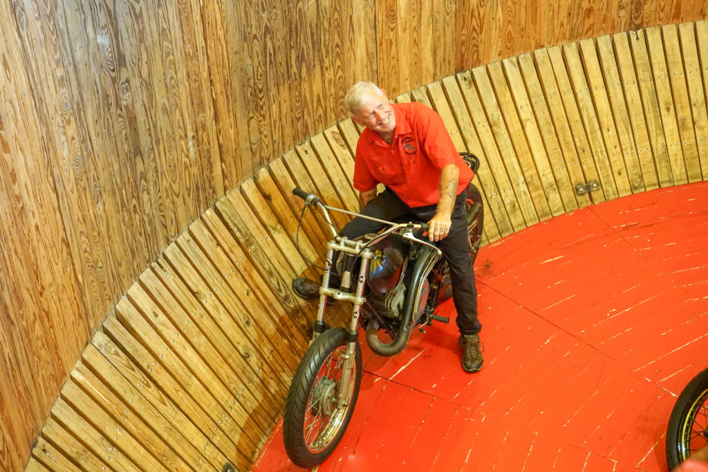 Wild Wheels Wall of Death expo at the Wayne County Fair in Palmyra