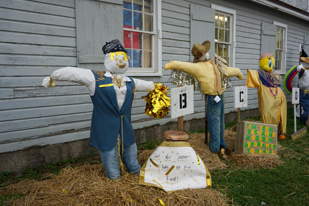 Scarecrow Contest at the Wayne County Fair in Palmyra